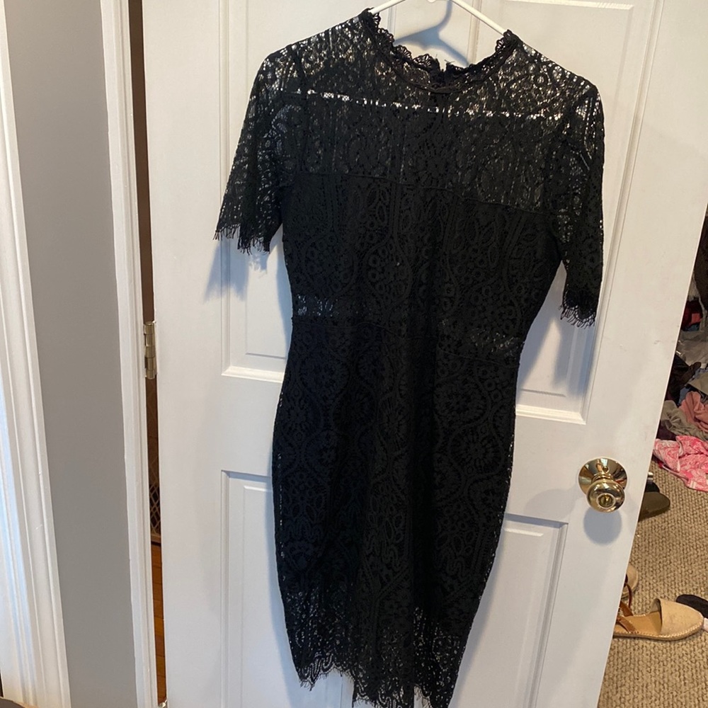 Little Black lace dress